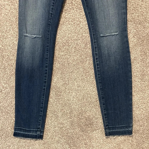 NWOT William Rast Raw Hem Ankle Skinny Jeans 25 - Picture 4 of 16